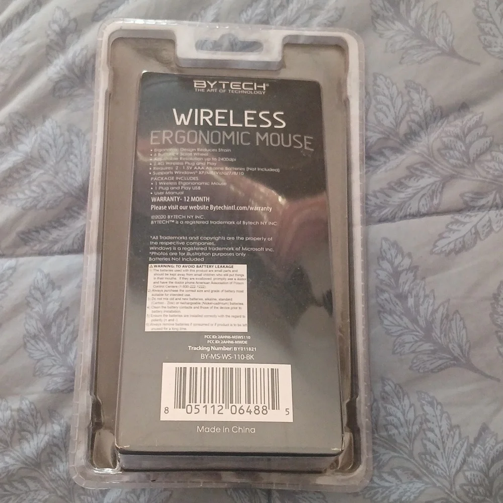 Bytech Wireless Ergonomic Mouse